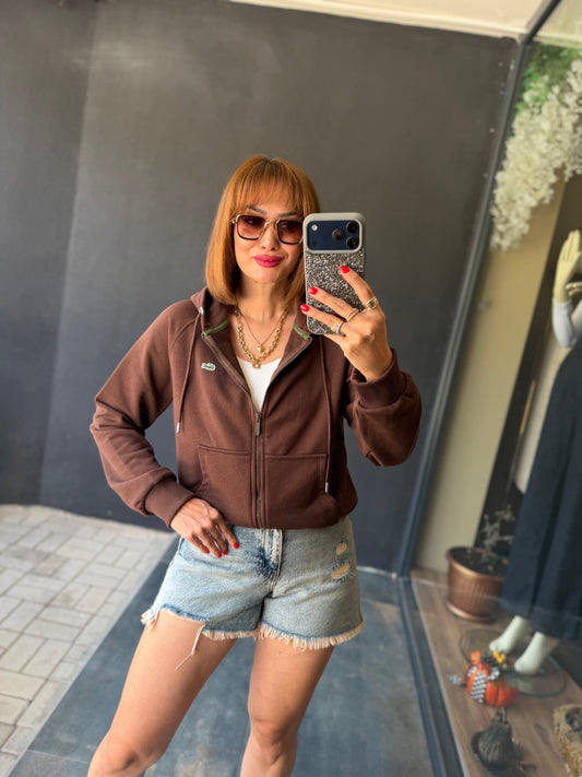 Rovika Kahverengi Sweatshirt