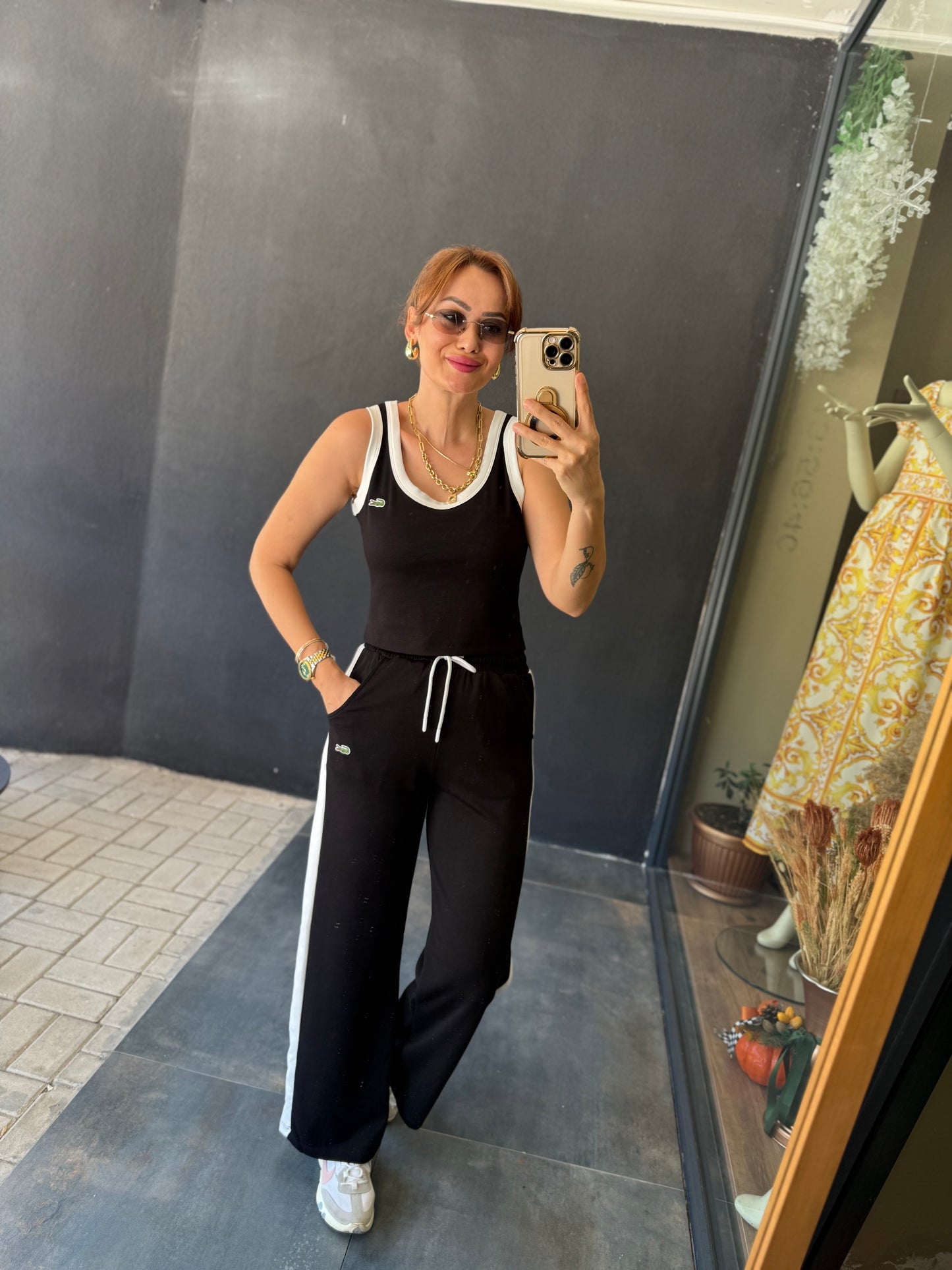 Laxet Siyah Modal Eşofman Takımı