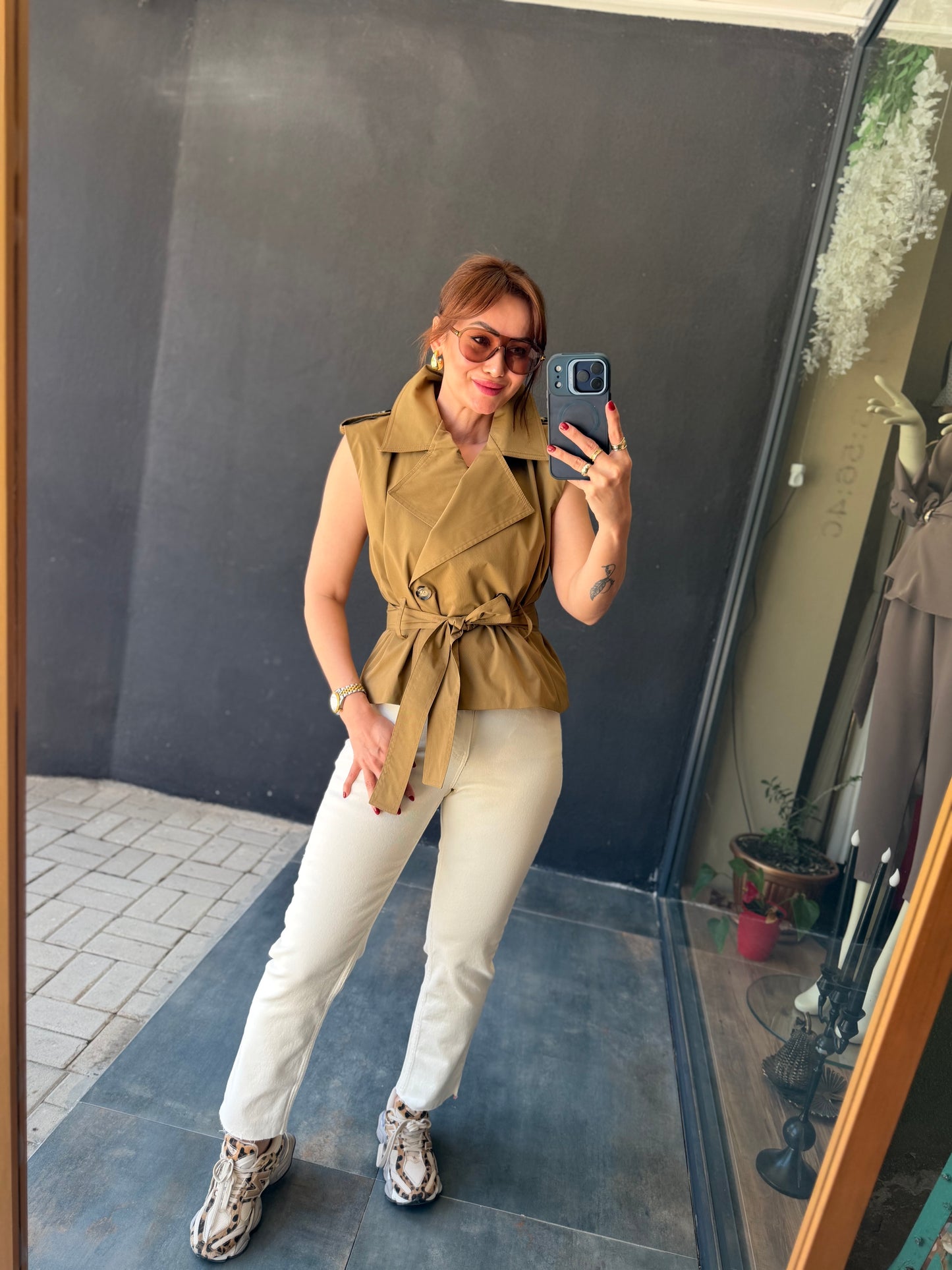 Darty Yeşil Kuşaklı Yelek