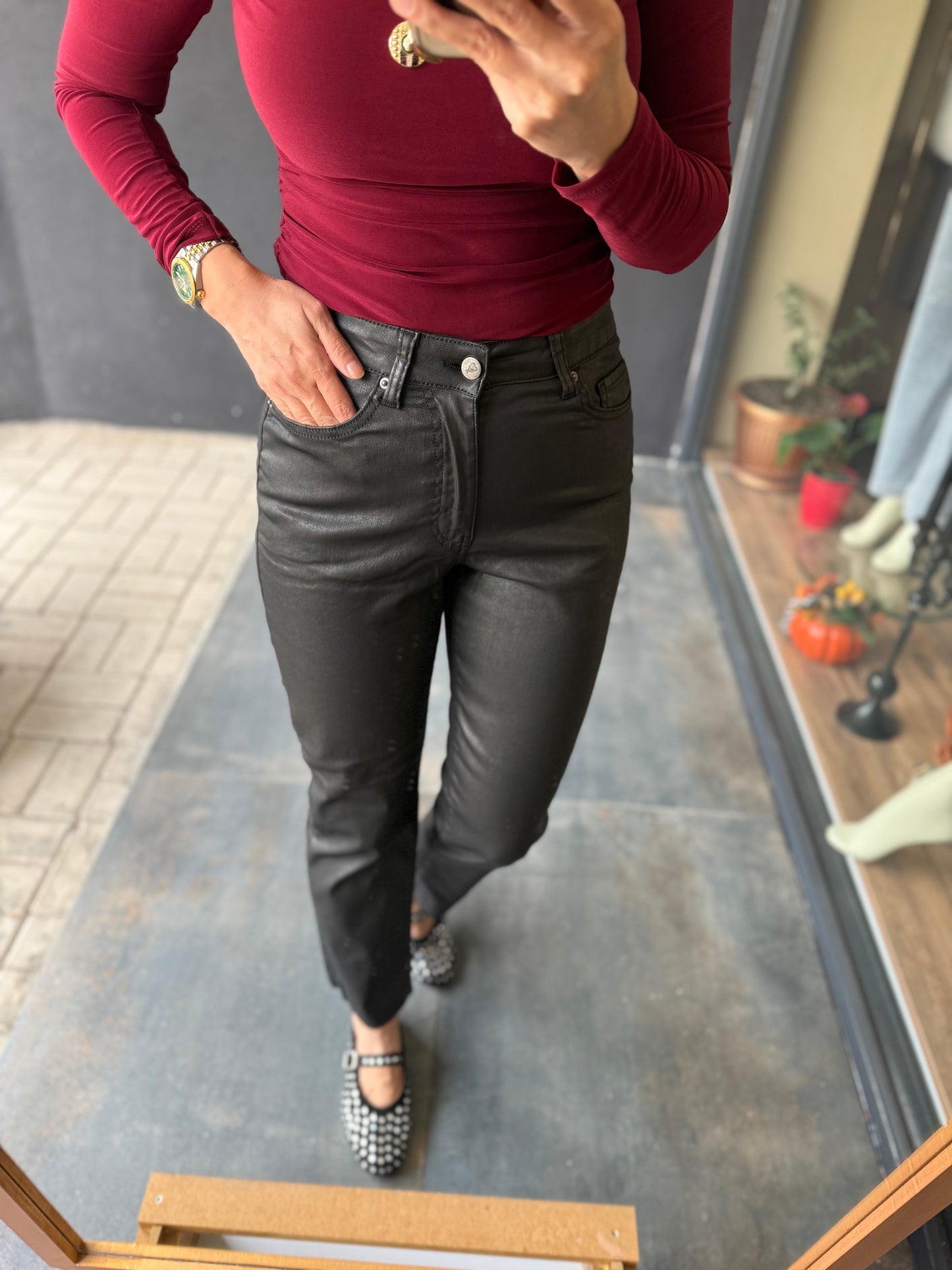 Xlove Siyah Mumlu Jean