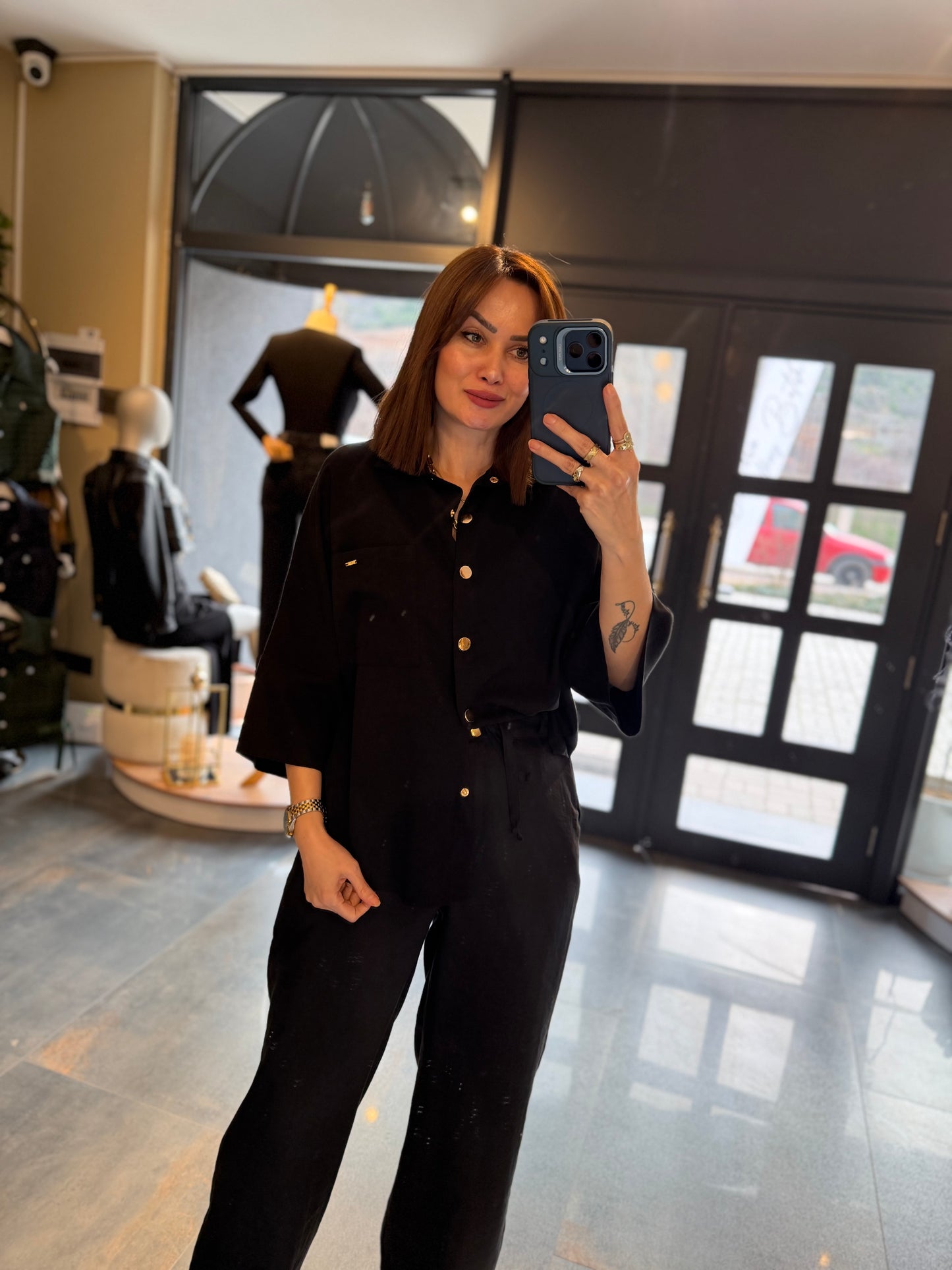 Sensitive Siyah Tensel Takım