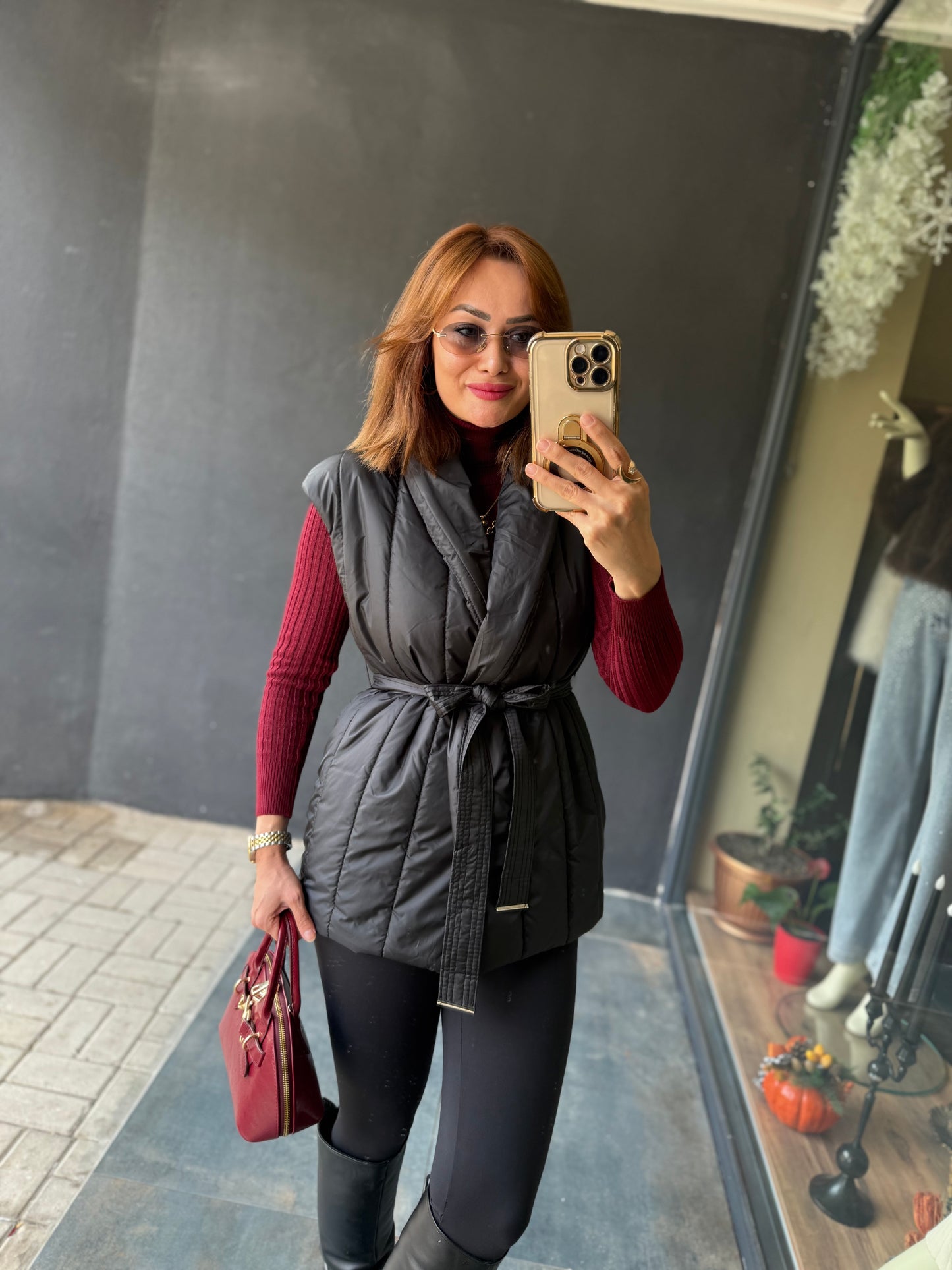 Swena Siyah Puffy Yelek