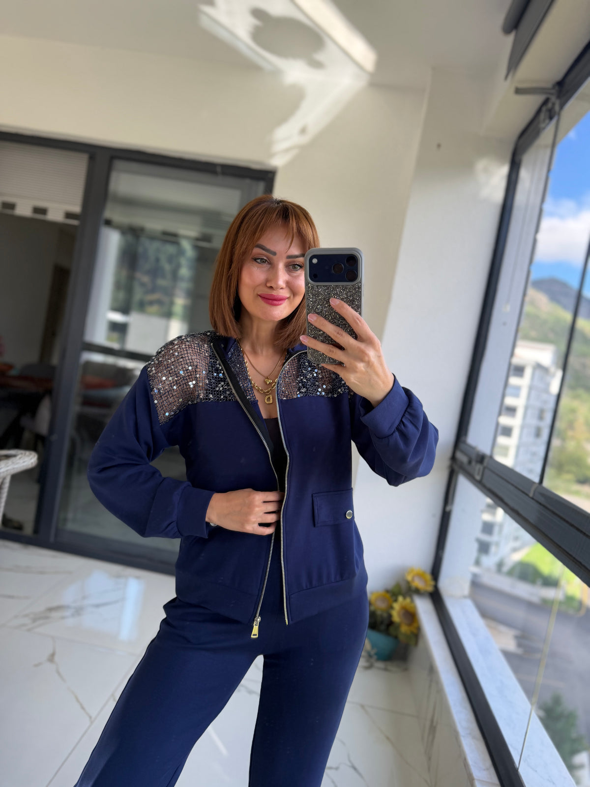 Pazelya Lacivert Modal Takım