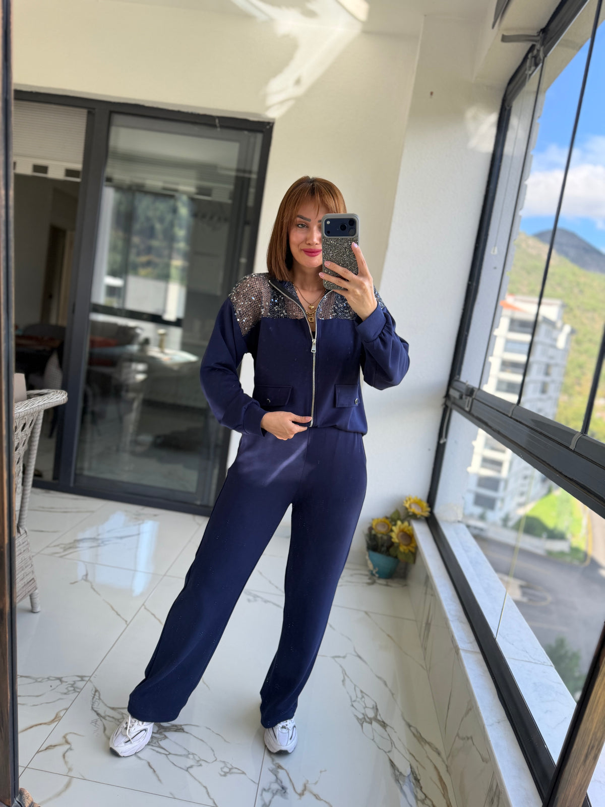 Pazelya Lacivert Modal Takım