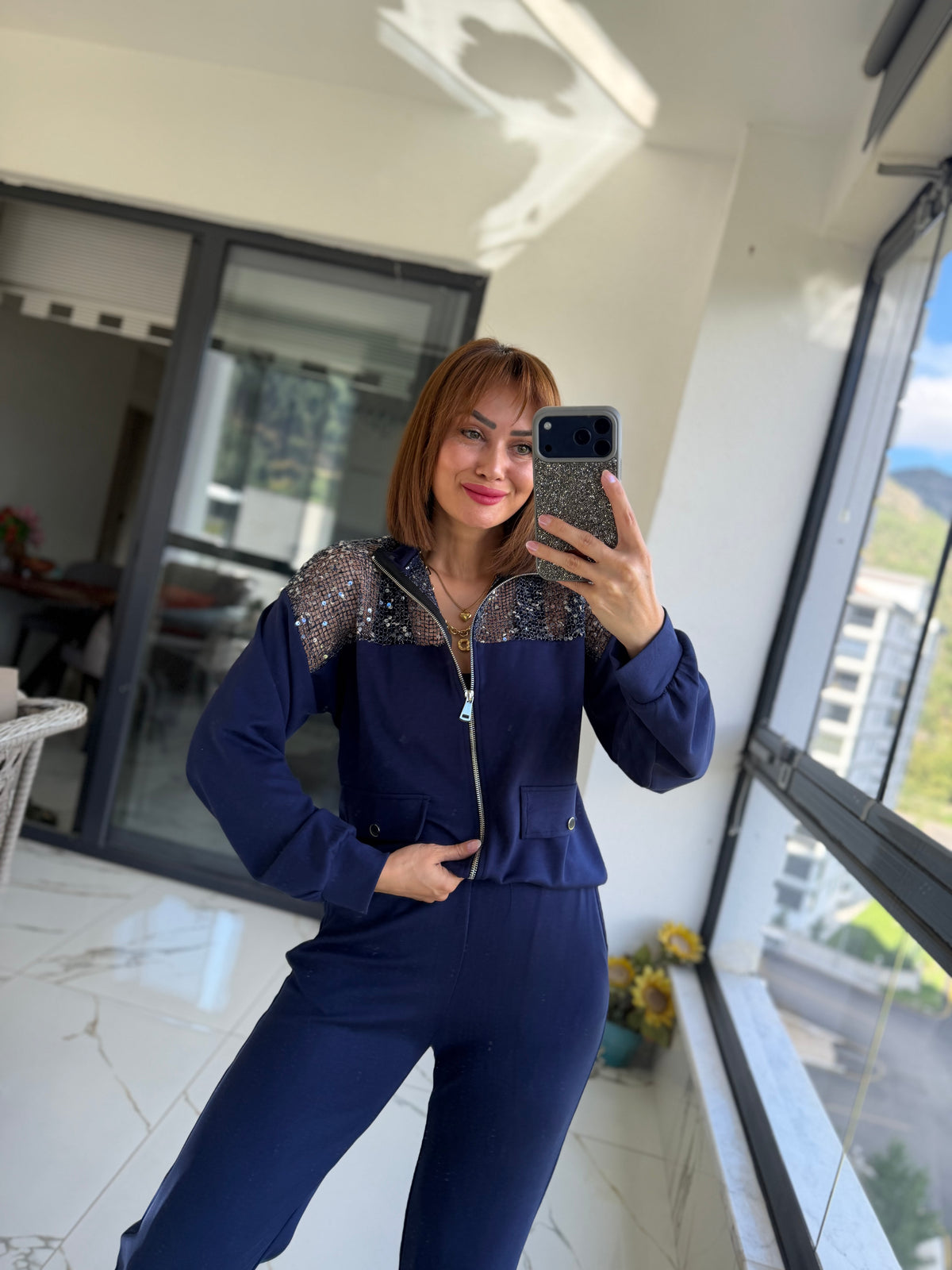 Pazelya Lacivert Modal Takım