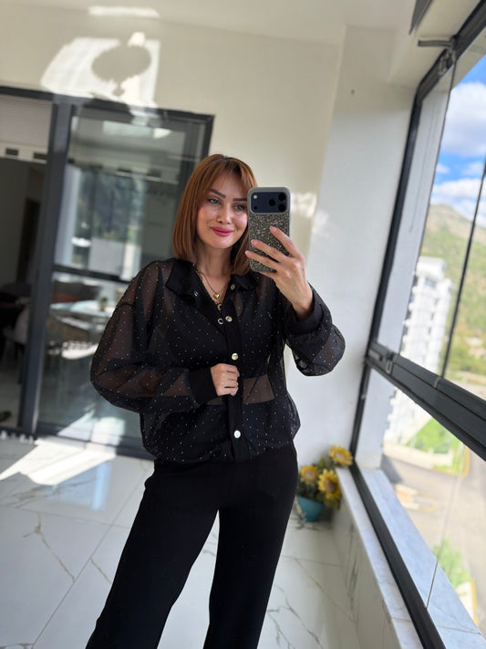 Vezarya Taş Detaylı İkili Takım