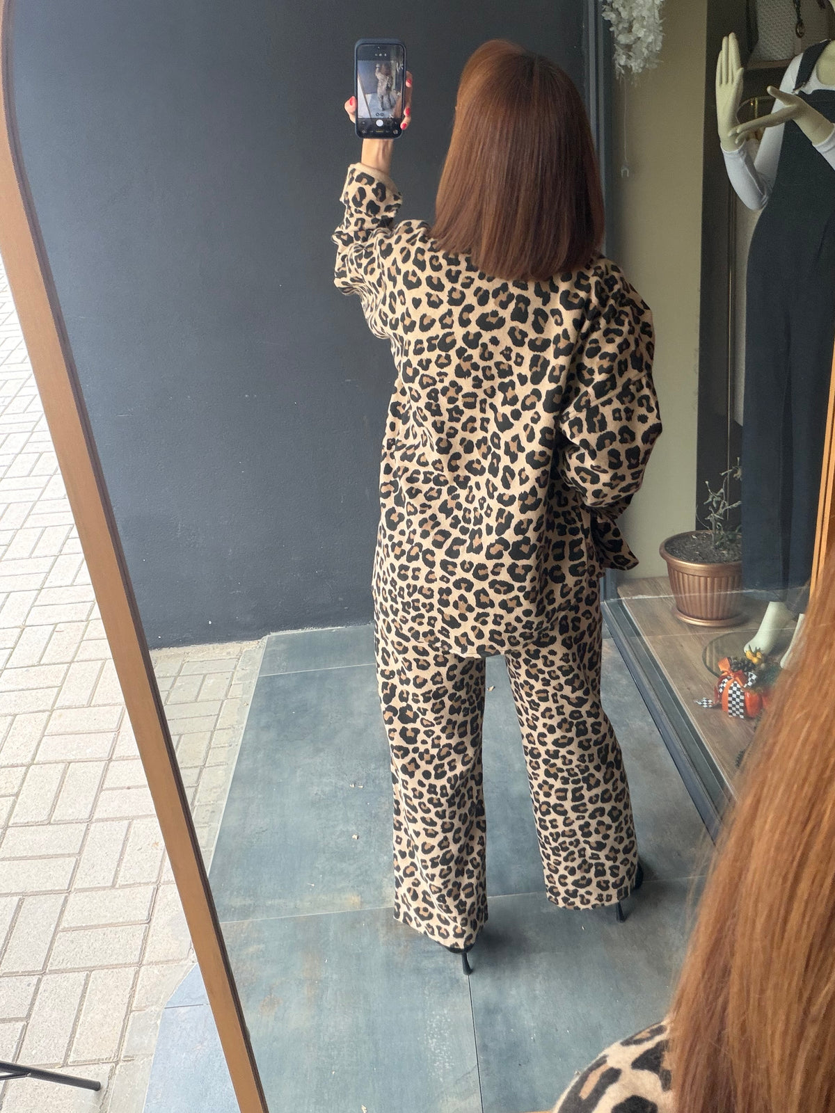 Savrienne Premium Kaşmir Leopar Takım