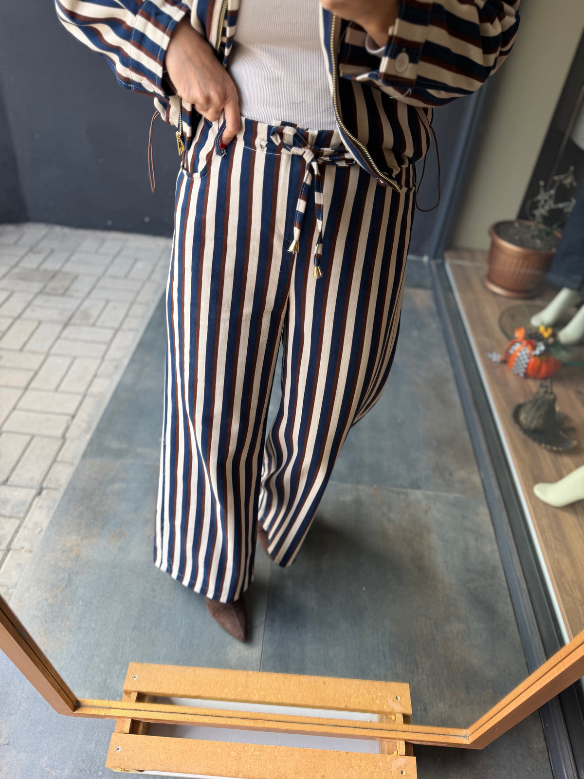 Brunetto Çizgili Jean Takım